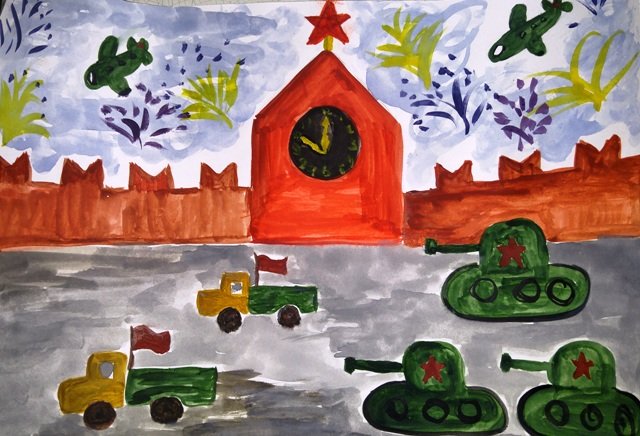 Рисование 9 мая подготовительная группа