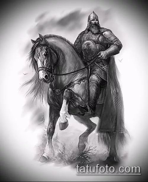 Воины на конях