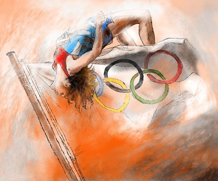 Спортивные соревнования живопись
