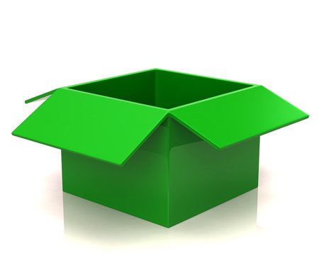 Открытая коробка
