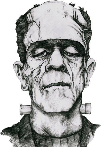 Рисунок Франкенштейна