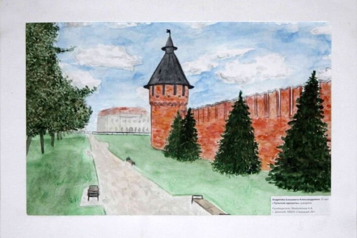 Нижегородский Кремль рисунок
