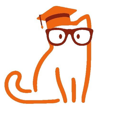 Кот ученый вектор