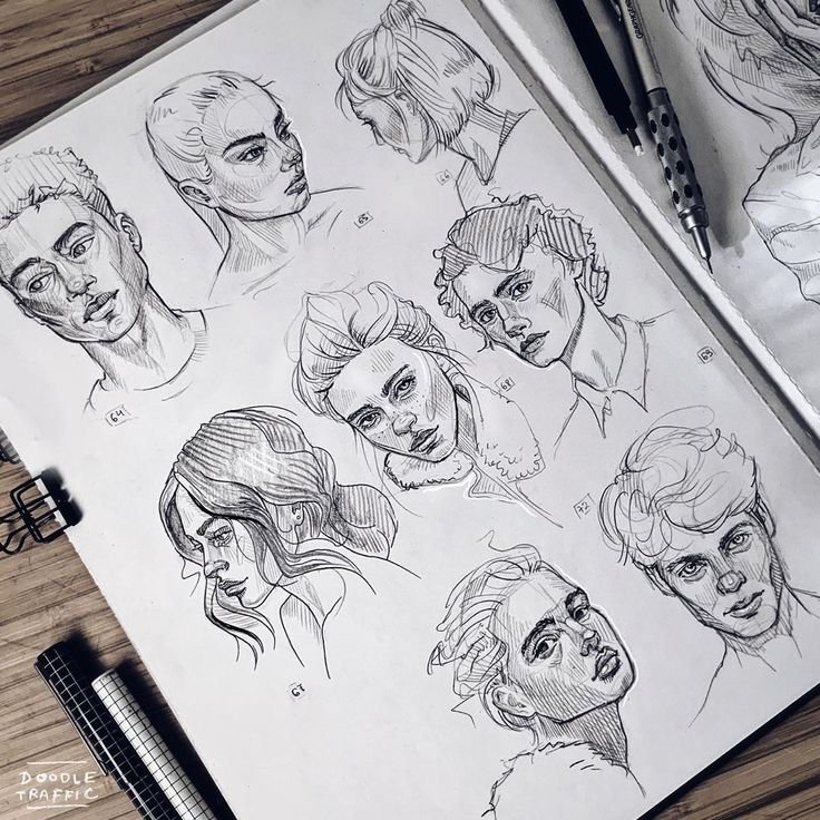 Стиль рисования скетч