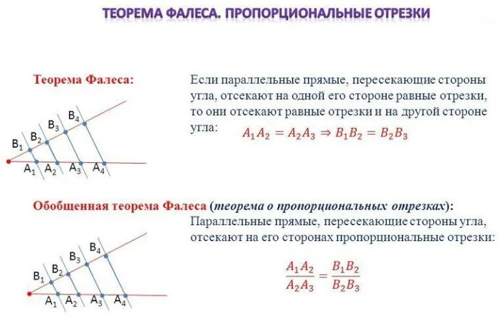 Теорема фалеса