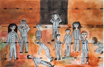 Рисунки детей Холокост для детей