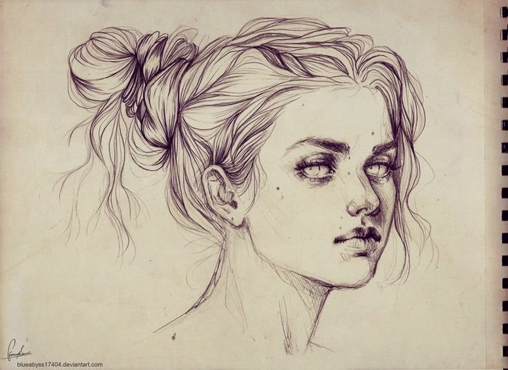 Красивые рисунки людей карандашом