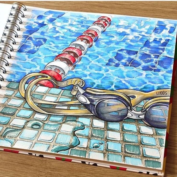 Море фломастерами