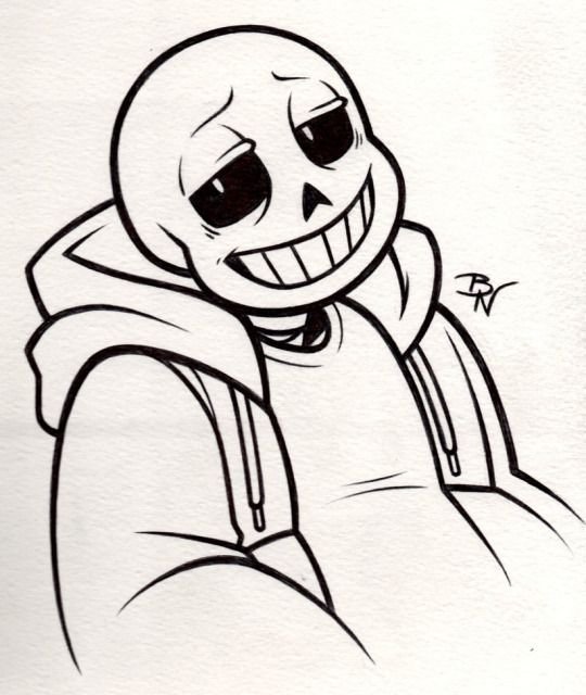 Санс андертейл картинки для срисовки