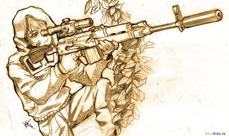 Русский снайпер арт