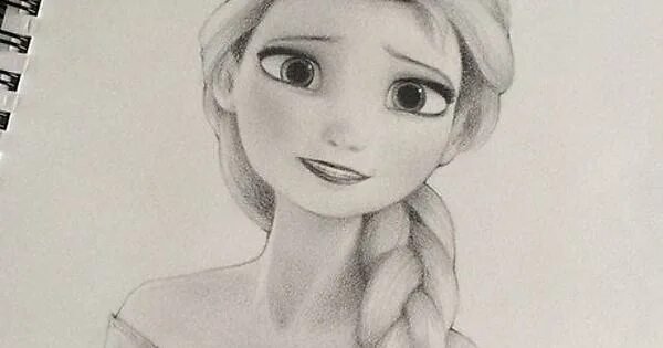 Рисунки карандашом Холодное сердце