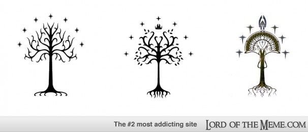 Древо Гондора тату