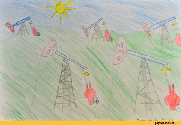 Рисунок на день нефтяника
