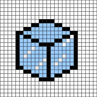 Картинки по клеточкам майнкрафт