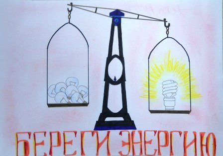 Рисунок на тему сбережение электроэнергии