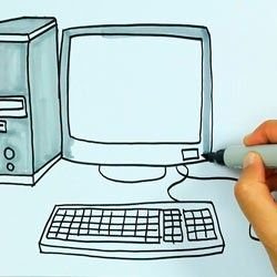 Рисунки на компьютере легкие