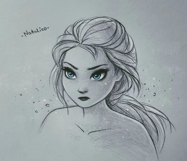 Эльза рисунок