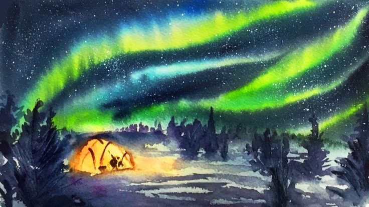 Северное сияние саамы