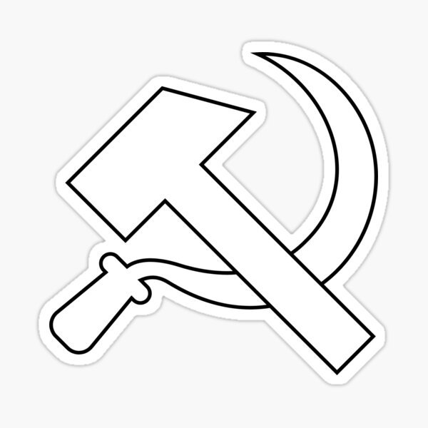 Серп и молот раскраска