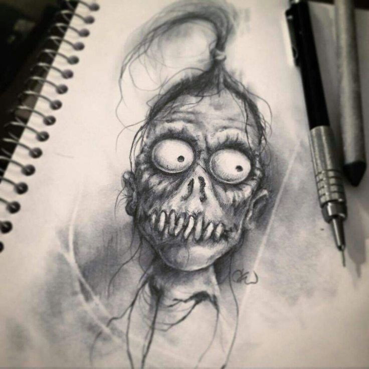 Страшные рисунки карандашом