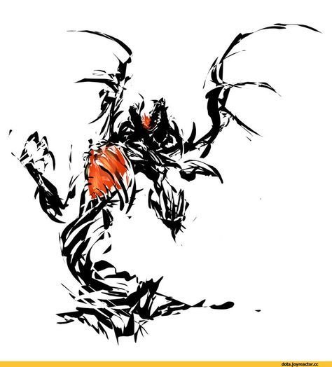 Татуировка Shadow Fiend Dota 2