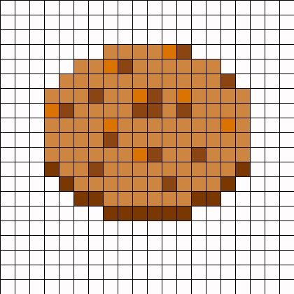 Рисование по клеточкам еда