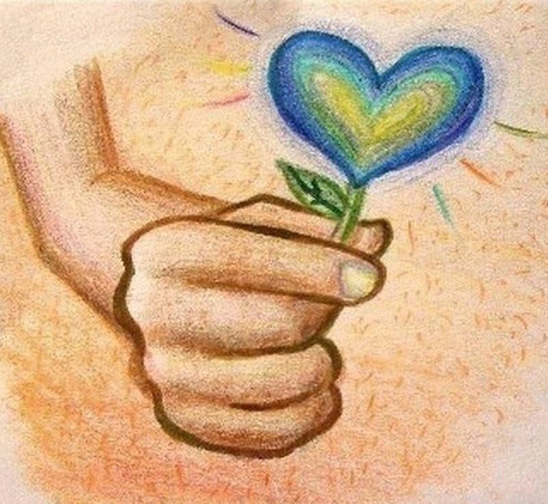 Рисунок на тему доброта
