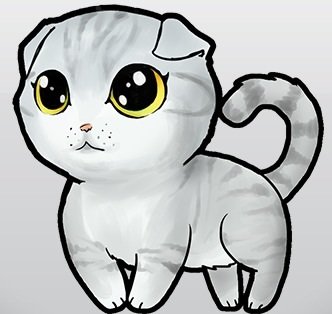 Вислоухая кошка арт
