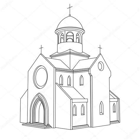 Архитектурные здания карандашом