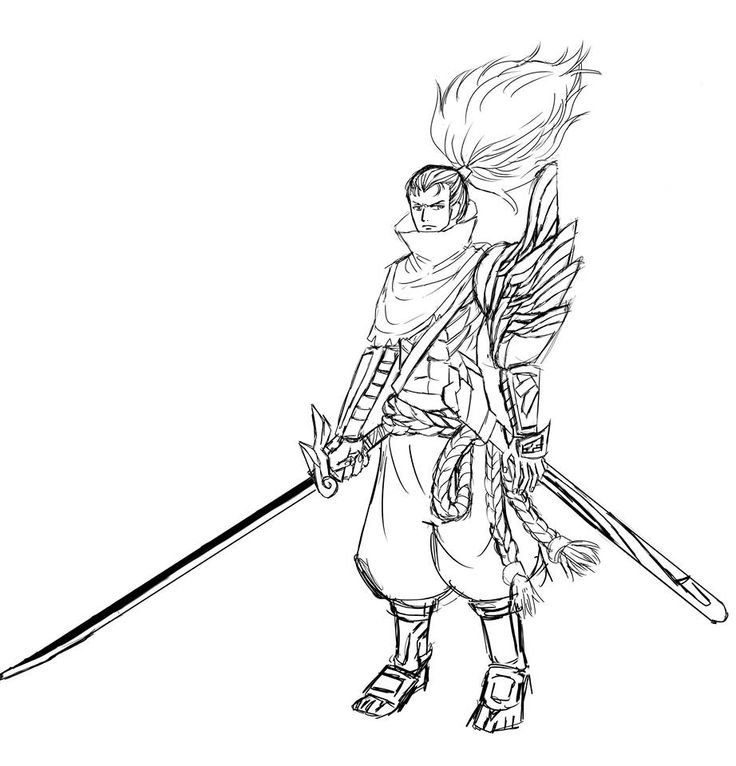 Ясуо лол арт