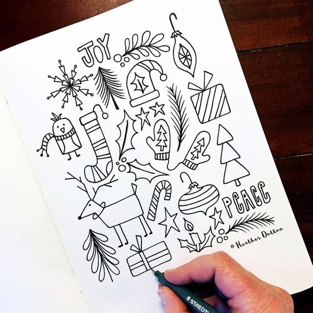 Маленькие рисунки для скетчбука