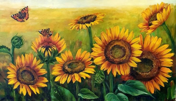Куинджи Подсолнухи