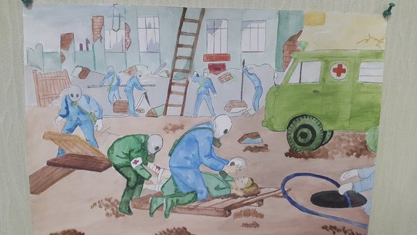 Рисунки ко Дню гражданской обороны