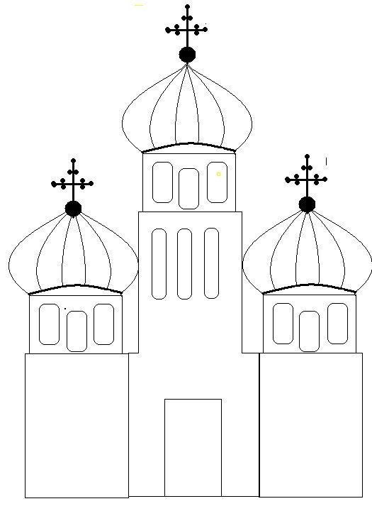 Храм рисунок