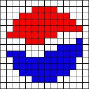 Рисунки по клеткам без черного