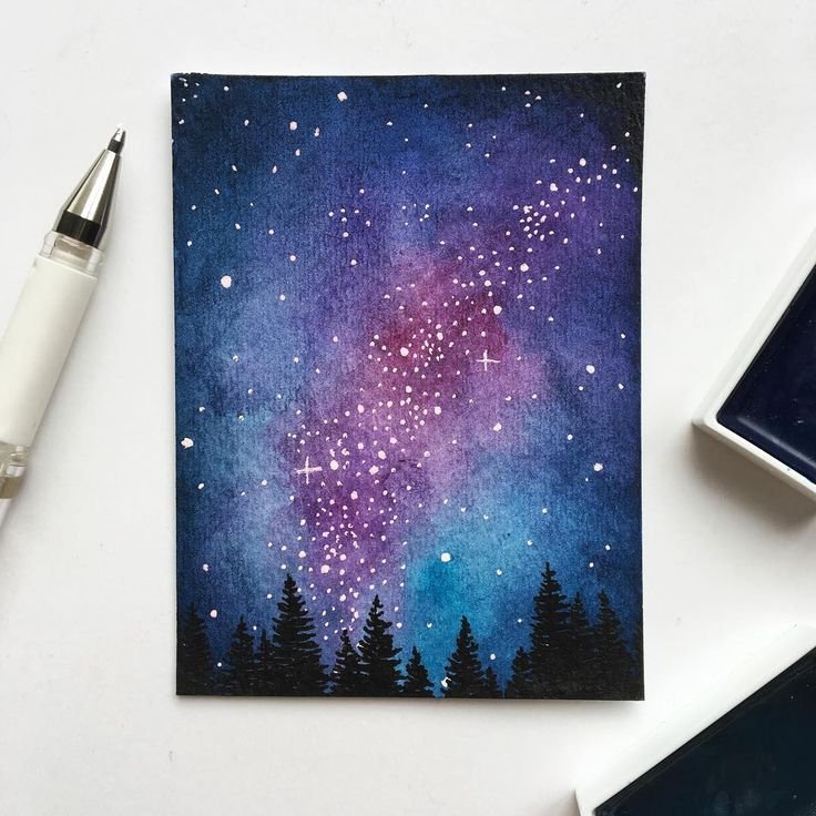 Рисование космос