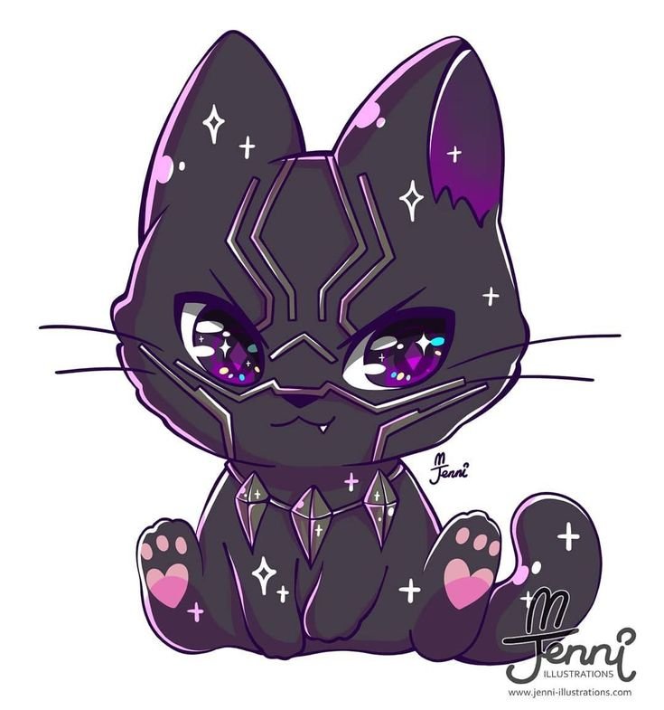 Аниме кот