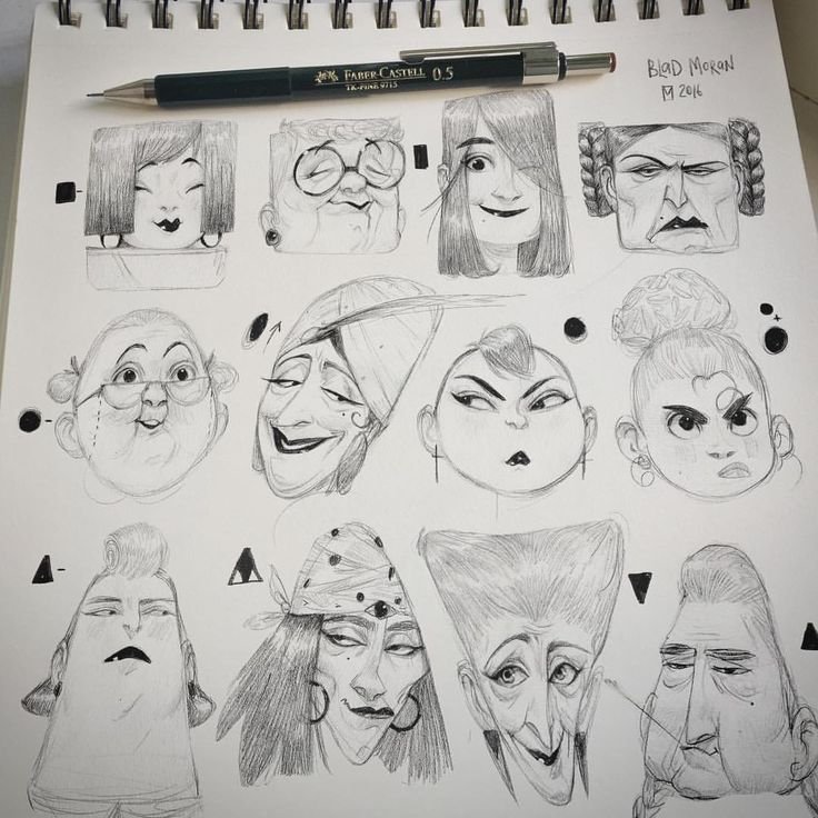 Рисунки в разных стилях