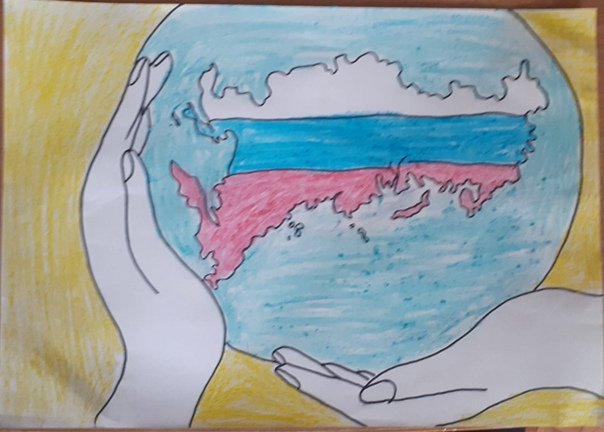 Россия рисунок для детей