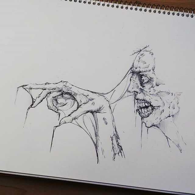 Мрачные рисунки карандашом