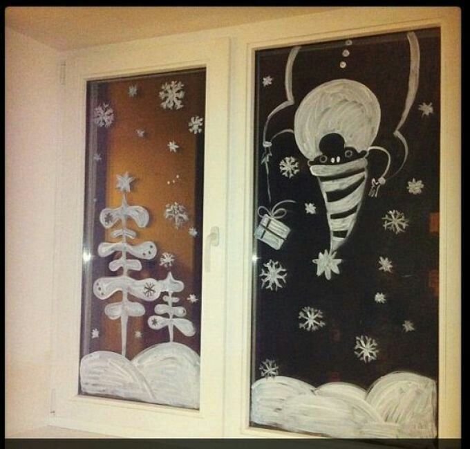 Рисование на окнах