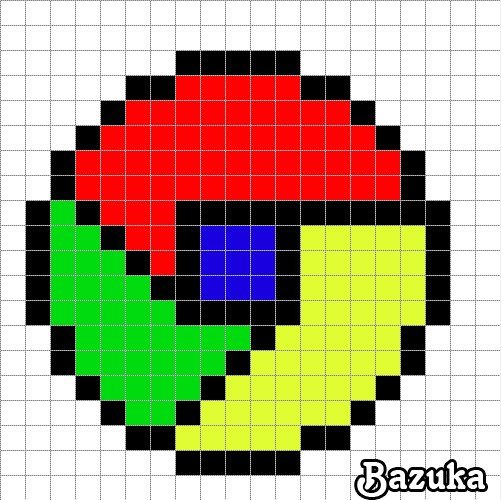 Рисунки по клеткам легкие