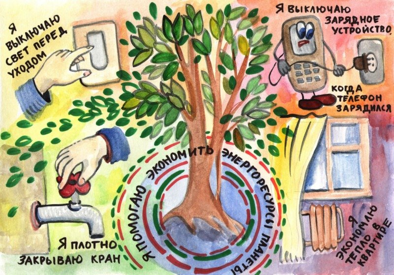 Энергосбережение рисунок