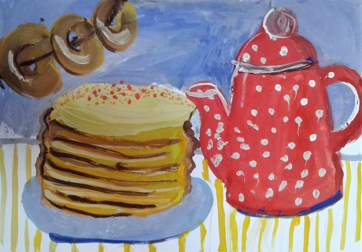 Масленица рисунок