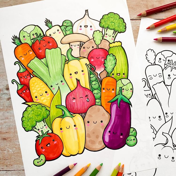 Kawaii Vegetables