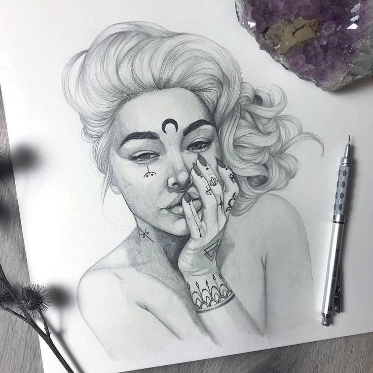 Легкомысленная блондинка скетч