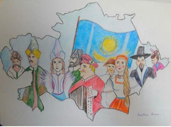 Рисунок на тему единство народов