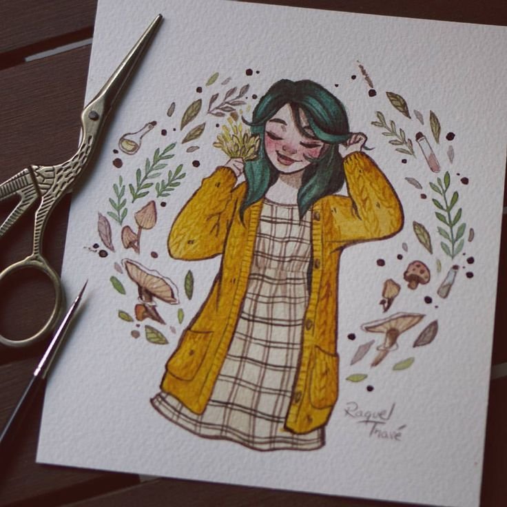 Рисование в скетчбуке