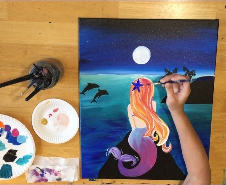 Рисование красками для начинающих