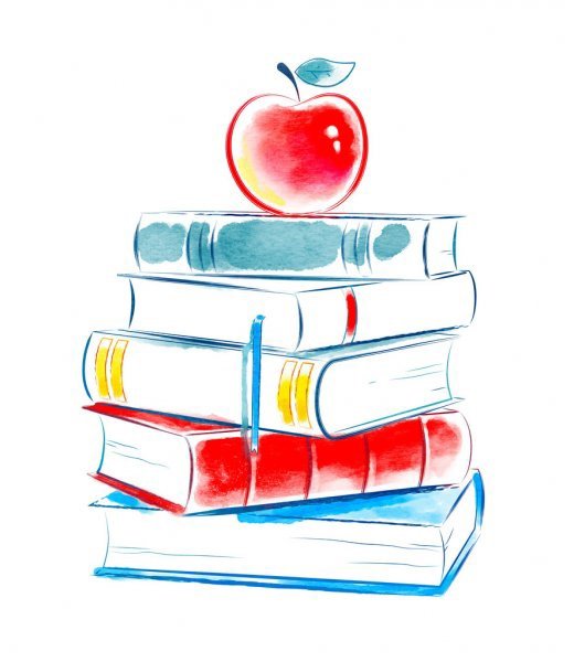 Книги акварель
